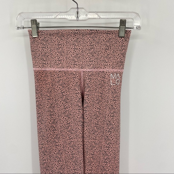 Malo Pink Animal Print Leggings XS - Picture 2 of 9